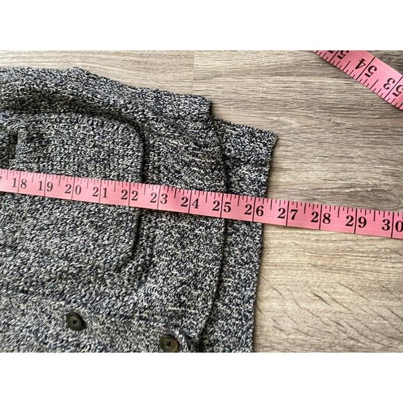 Madewell Cardigan Size Small Black White Grandpa Sweater - Picture 5 of 8